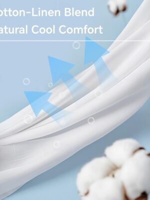 Classic Baggy Solid Mid Waist Ankle-Length Pants - Image 4