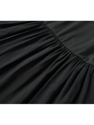 Classic Regular Fit Plain Off Shoulder Long Sleeve Mini Dress - Image 10