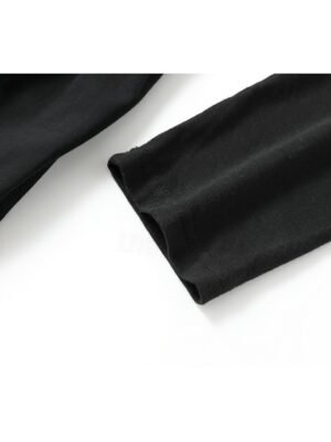 Classic Regular Fit Plain Off Shoulder Long Sleeve Mini Dress - Image 8