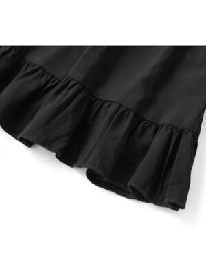 Classic Regular Fit Plain Off Shoulder Long Sleeve Mini Dress - Image 9