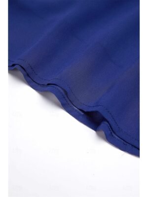 Elegant Casual Plain Crew Neck 3/4 Sleeve Midi Dress - Image 22