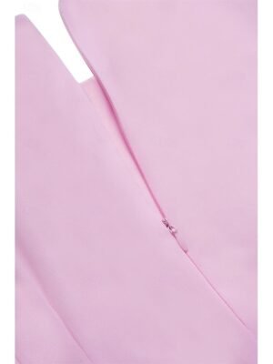 Elegant Formal Tiered Crew Neck Long Sleeve Midi Dress - Image 20