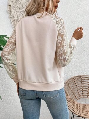 Elegant Regular Fit Plain Stand Collar Long Sleeve Bomber Jacket - Image 12
