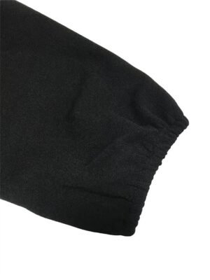 Elegant Regular Fit Solid Crew Neck Long Sleeve Jumpsuit - Image 10