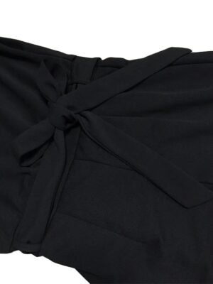 Elegant Regular Fit Solid Crew Neck Long Sleeve Jumpsuit - Image 12