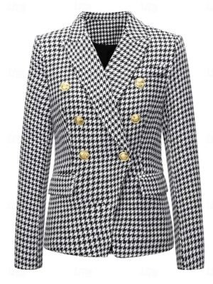 Elegant Regular Fit Solid V Neck Long Sleeve Coat - Image 1