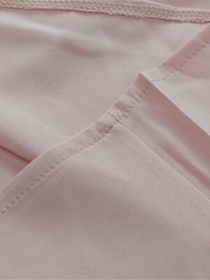 Elegant Regular Fit Solid V Neck Short Sleeve Backless Jumpsuit - Image 7