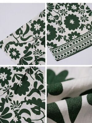 Elegant Regular Floral V Neck Sleeveless Wide Leg Jumpsuit - Image 26