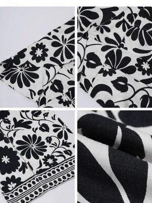 Elegant Regular Floral V Neck Sleeveless Wide Leg Jumpsuit - Image 27