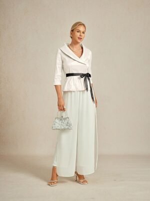 Elegant Stylish Casual V Neck Short Sleeve Top - Image 3