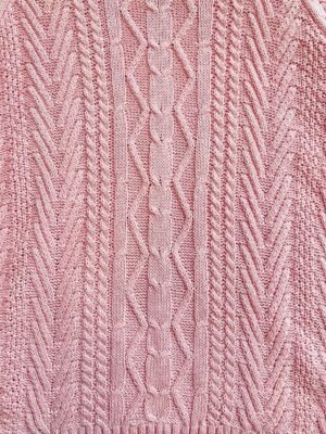 Elegant Textured Mock Neck Long Sleeve Sweater - Image 4