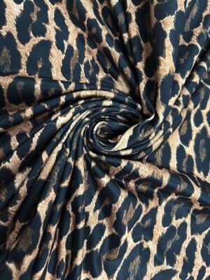 Fashion Casual A-Line Leopard High Waist Maxi Skirt - Image 6