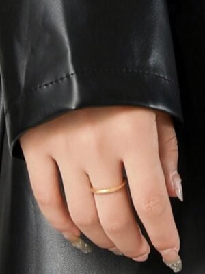 Fashion Regular Fit Plain Turndown Long Sleeve Long Trench Coat - Image 8