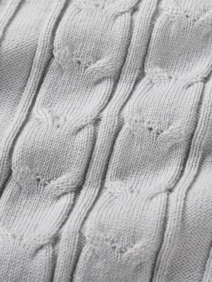 Fashion Regular Fit Pure Colour Crew Neck Long Sleeve Midi Sweater Dress - Image 19