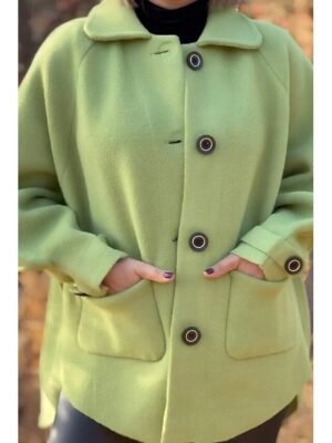 Modern Casual Long Sleeve Shirt Collar Asymmetric Top - Image 5