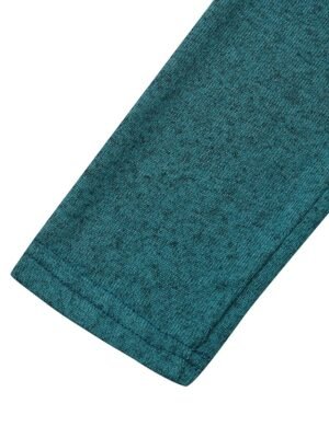 Modern Loose Plaid V Neck 3/4 Sleeve Mini Dress - Image 8