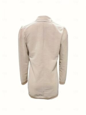 Modern Regular Fit Plain Turndown Long Sleeve Blazer - Image 11