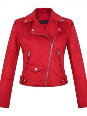 Modern Regular Fit Solid Peaked Lapel Long Sleeve Jacket - Image 23