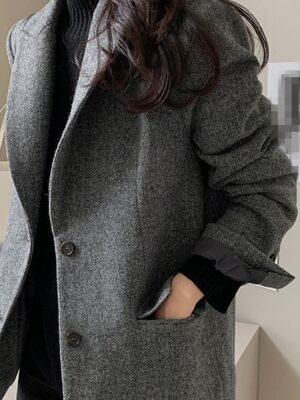 Modern Regular Fit Solid Turndown Long Sleeve Blazer - Image 3