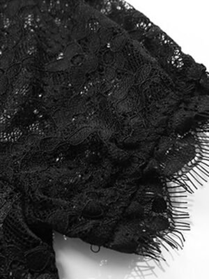 Sexy Regular Fit Solid Colour Stand Collar Short Sleeve Bodysuit - Image 6