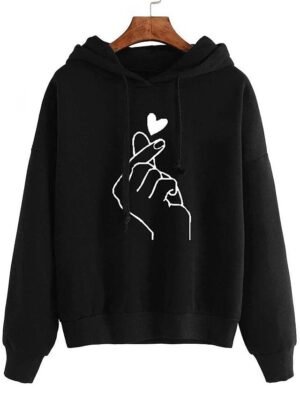 Street Casual Loose Graphic Drawstring Long Sleeve Hoodie - Image 6
