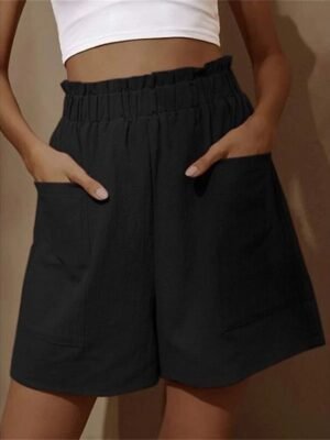 Streetwear Casual High Waist Elastic Shorts - Image 4