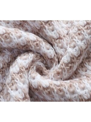 Streetwear Casual Striped Deep V Puff Long Sleeve Top - Image 14