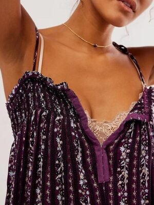 Streetwear Regular Fit Floral U Neck Sleeveless Jumpsuit - Image 9