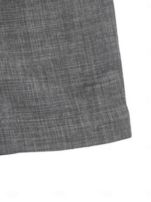 Streetwear Regular Fit Plain High Waist Pocket Shorts - Image 18