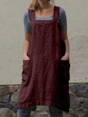 Streetwear Regular Fit Solid Sleeveless Square Neck Jumpsuit - Image 6