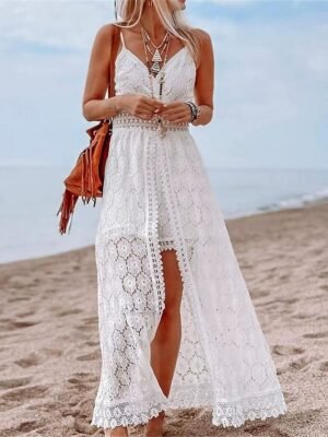 Streetwear Regular Solid V Neck Sleeveless Romper - Image 1