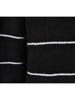 Stylish Basic Striped Crew Neck Long Sleeve Tops - Image 10