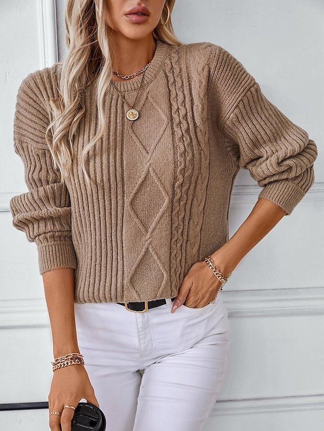 Stylish Modern Long Sleeve Black Sweater - Image 1