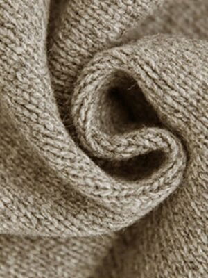 Stylish Oversized Solid V Neck Sleeveless Knit Vest - Image 9