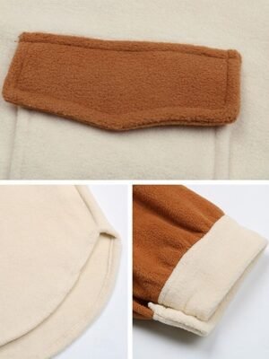 Stylish Regular Fit Plain Long Sleeve Thermal Jacket - Image 3