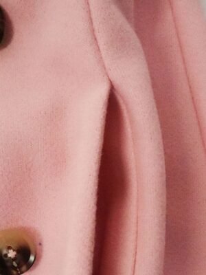 Stylish Regular Fit Solid Long Sleeve Winter Coat - Image 12