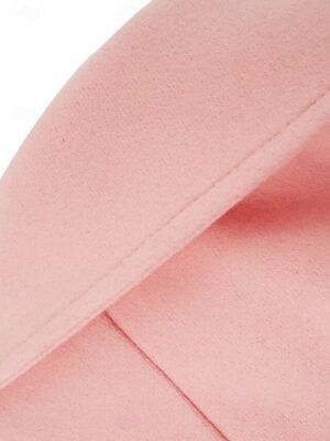 Stylish Regular Fit Solid Long Sleeve Winter Coat - Image 16