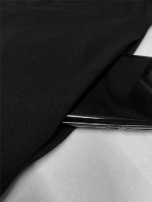 Vacation Loose Mesh Patchwork Crew Neck Short Sleeve Maxi Dress - Image 3