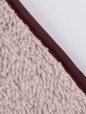 Vintage Loose Solid Zip Up Long Sleeve Fleece Hoodie - Image 9