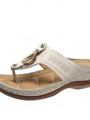 Boho Casual Embellished Sandals - Image 3
