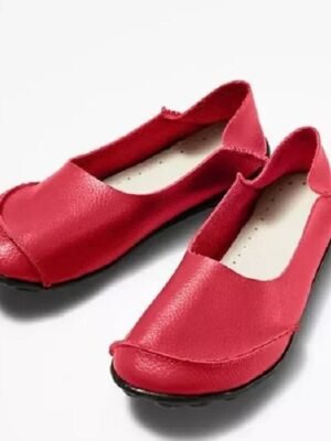 Casual Comfort Minimalism Round Toe Slip-On Flat Loafers - Image 15