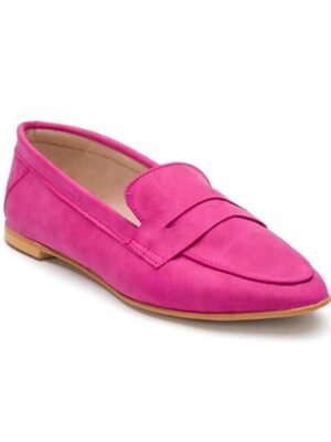 Casual Comfortable Faux Suede Square Toe Slip-On Loafers - Image 4