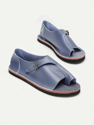 Casual Comfortable Open Toe PU Leather Flat Sandals - Image 8