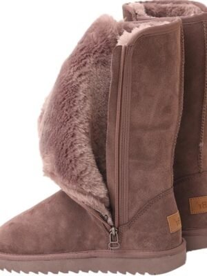 Casual Mid-Calf Plush Fleece Lined Winter Boots - Image 3