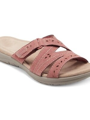 Casual White Adjustable Strap Comfortable Sole Slide Sandals - Image 13