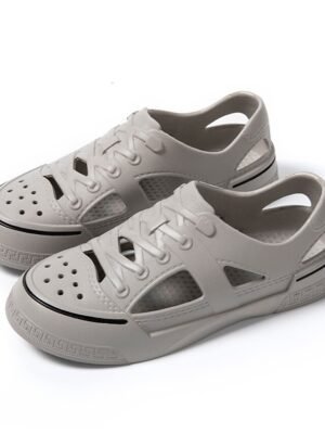 Casual White Hollow-Out Slip-On Sneakers - Image 15