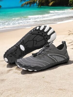 Casual Wide Fit Mesh Round Toe Quick-Dry Sneakers - Image 13