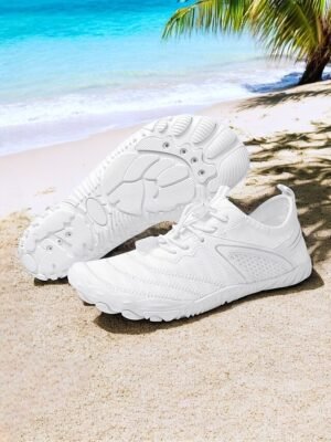 Casual Wide Fit Mesh Round Toe Quick-Dry Sneakers - Image 3