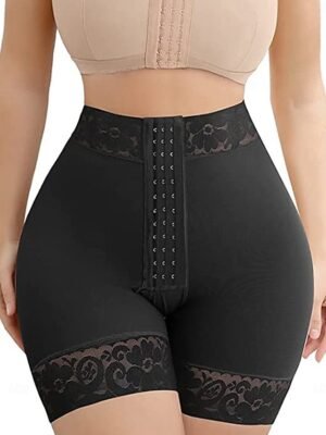 Chic Lace Tummy Control Butt Lifting Body Shaper - Image 1
