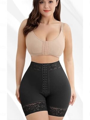 Chic Lace Tummy Control Butt Lifting Body Shaper - Image 3